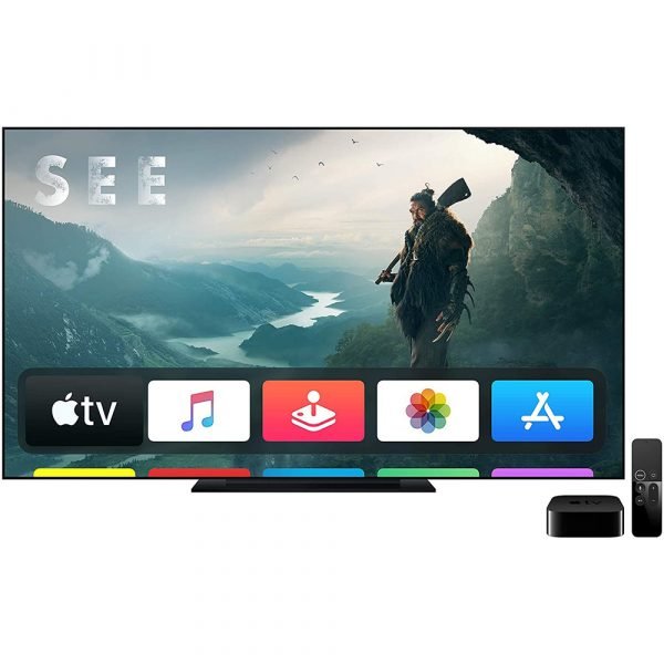 Apple TV 4K A1842 With Touch-Pad Remote (64GB) (Black) (Pre-Owned